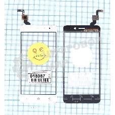 Сенсорное стекло (тачскрин) для Lenovo K6, белое