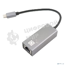 Кабель-адаптер 5bites UA3C-45-14BK USB3.1/RJ45 1G/AL/GREY