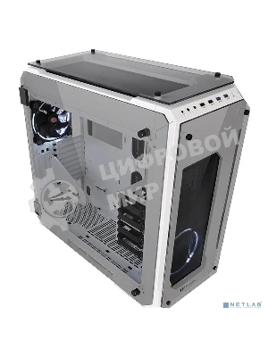 Компьютерный корпус Thermaltake View 71 TG Snow CA-1I7-00F6WN-00 White/Win/SPCC/Tempered Glass*4/Color Box/Riing 140мм White Fan*2