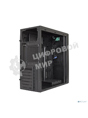 Компьютерный корпус Miditower ExeGate XP-333U Black, ATX, (XP400, Black,120мм), 1*USB/2*USB 3.0, Audio