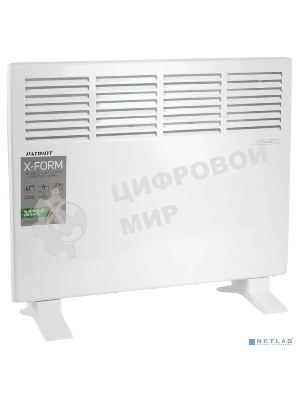 Конвектор электрический Patriot PT-C 15 X белый, 1500 Вт, 15 м2, термостат