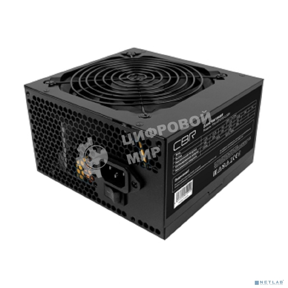 Блок питания CBR PSU-ATX700-12GM, 700Вт, 80 PLUS Bronze, 120мм, черный