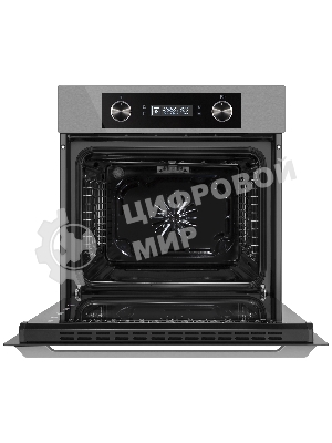 Шкаф духовой электрический Maunfeld AEOH60102S, 60л, дверца с 3 стеклами, нержавеющая сталь