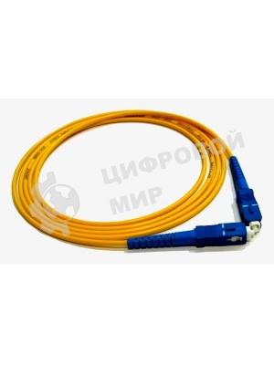 Патч-корд LANMASTER LAN-SC-SC/SU-1.0 1x SC-SC 1м LSZH оранжевый