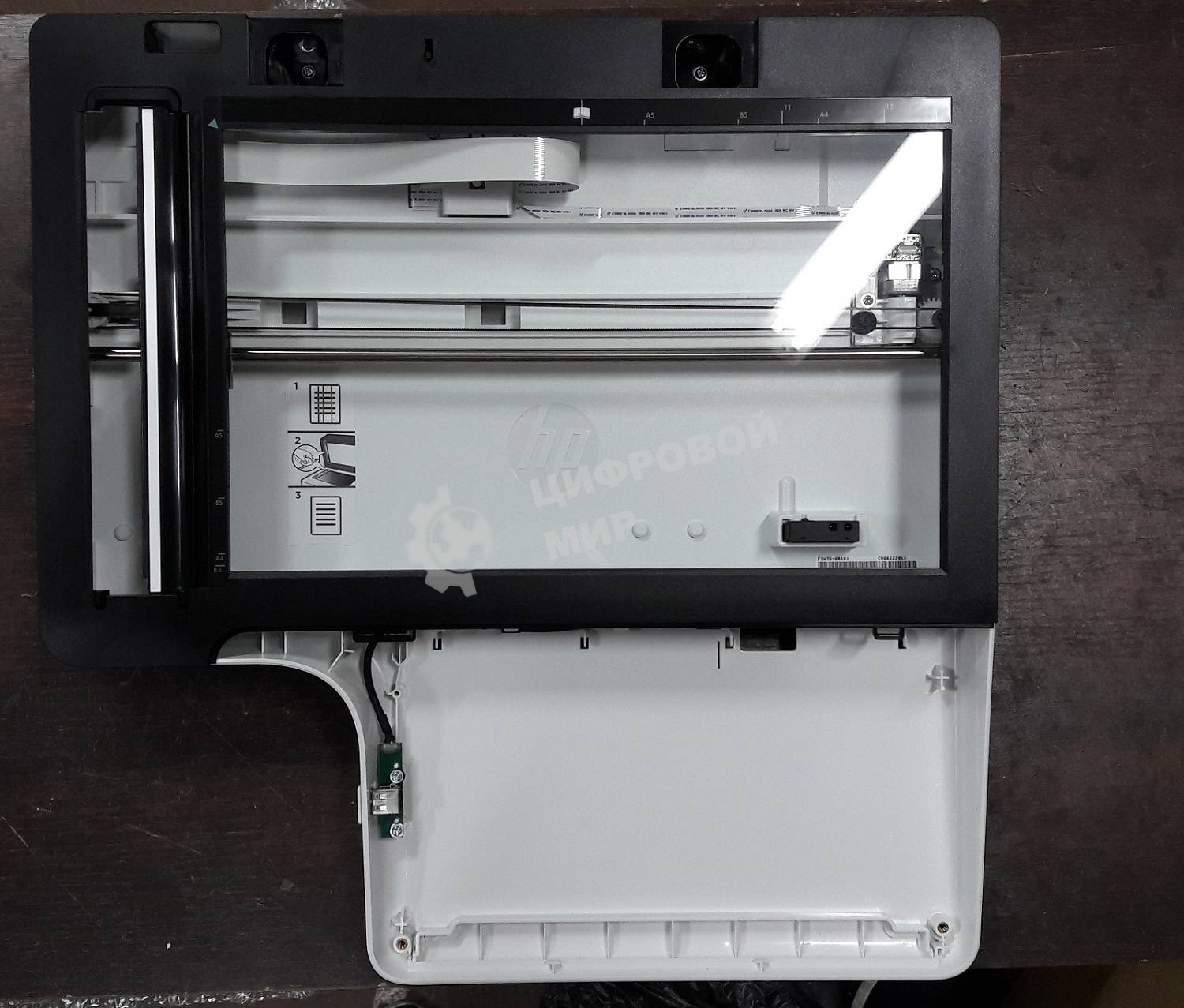 Сканер в сборе (основание) HP LJ M527 (F2A76-67914/F2A76-67909/F2A76-60101)