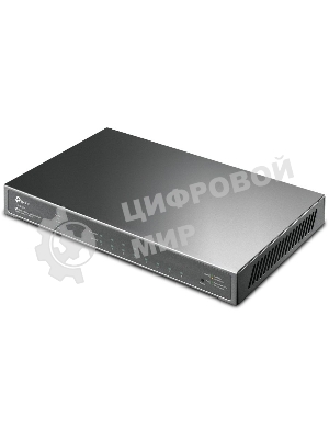 Коммутатор TP-Link JetStream 8-Port Gigabit Smart Switch with 4-Port PoE+, 4× Gigabit PoE+ Ports, 802.3at/af, 62 W PoE Power, Desktop Steel CaseIntegration with Omada SDN Controller, 802.1Q VLAN, STP/RSTP/MSTP, IGMP Snooping, 802.1p/DSCP QoS, ACL, 802.1x, Radius/Tac