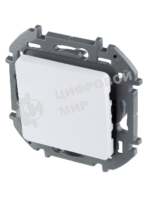 Выключатель 1-клавишный 10AX 250 В белый