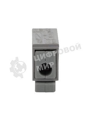 Строительно-монтажная клемма Rexant СМК 224 для светильника на 1 проводник (1,0-2,5)/(0,5-2,5) мм², серый (100 шт./уп.)