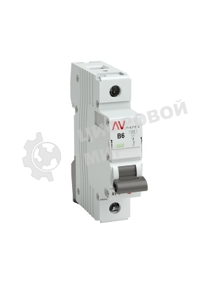 Выключатель автоматический модульный 1п B 6А 6кА AV-6 AVERES EKF mcb6-1-06B-av