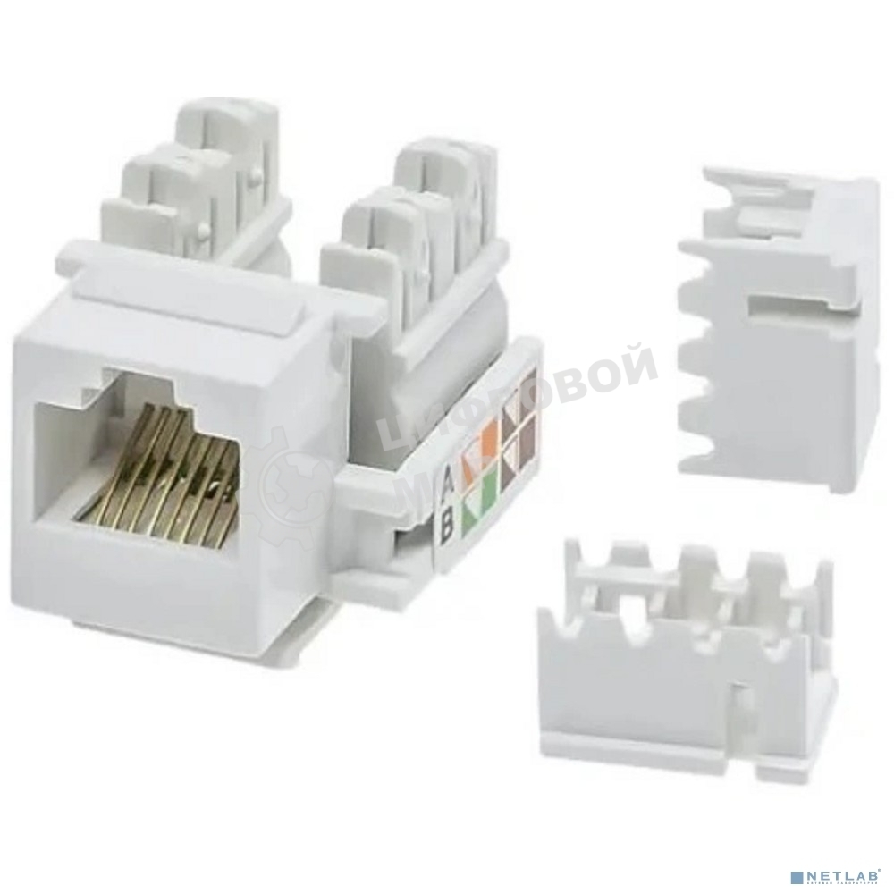 Модуль 5bites KJU55-01W KEYSTONE JACK/UTP/5E/110 IDC/90°
