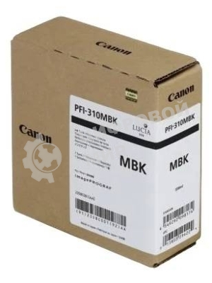 Картридж струйный Canon PFI-310 MBK 2358C001 черный матовый (330мл) для Canon TX-2000/TX-3000/TX-4000