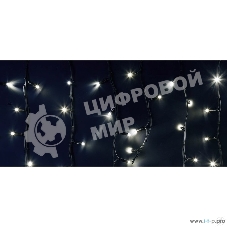 Гирлянда Neon-night Айсикл (бахрома) светодиодный, 6,0 х 1,5 м, черный провод 