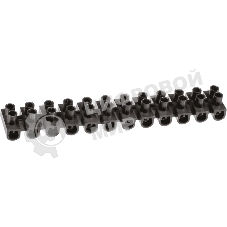 Колодка клеммная Navigator 6х16кв.мм 12пар NTB-UPP-S12-30/BL полипропилен черный