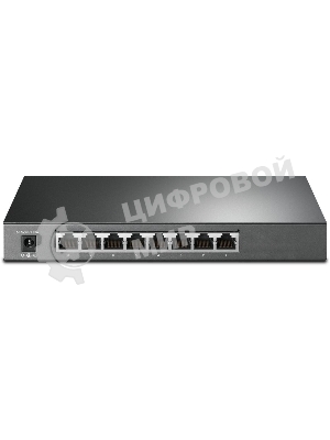 Коммутатор TP-Link JetStream 8-Port Gigabit Smart Switch with 4-Port PoE+, 4× Gigabit PoE+ Ports, 802.3at/af, 62 W PoE Power, Desktop Steel CaseIntegration with Omada SDN Controller, 802.1Q VLAN, STP/RSTP/MSTP, IGMP Snooping, 802.1p/DSCP QoS, ACL, 802.1x, Radius/Tac