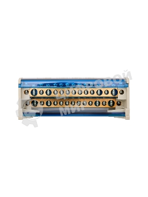 Шина на DIN-рейку в корпусе (кросс-модуль) Rexant 2х15