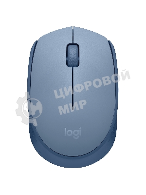Мышь беспроводная Logitech M171 голубой, 1000 dpi, радиоканал, USB, кнопки - 3