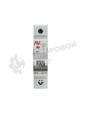Выключатель автоматический модульный 1п B 6А 6кА AV-6 AVERES EKF mcb6-1-06B-av