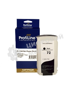 Картридж струйный ProfiLine PL-C9370A (№72) для HP DesignJet T1120ps/T1200/T2300/T1100 MFP Photo Black