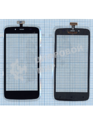 Сенсорное стекло (тачскрин) CT3S0724FPC-A1-E, черное
