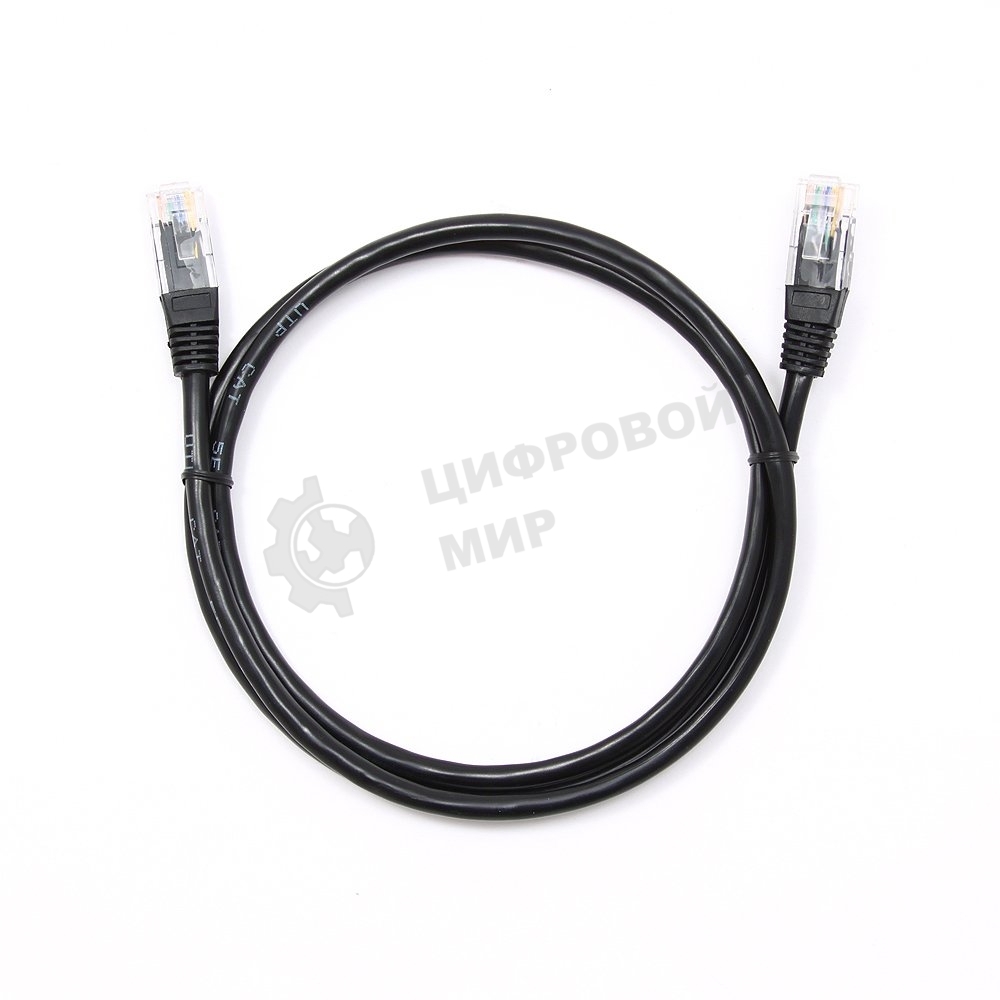 Патч-корд UTP Cablexpert PP12-1M/BK