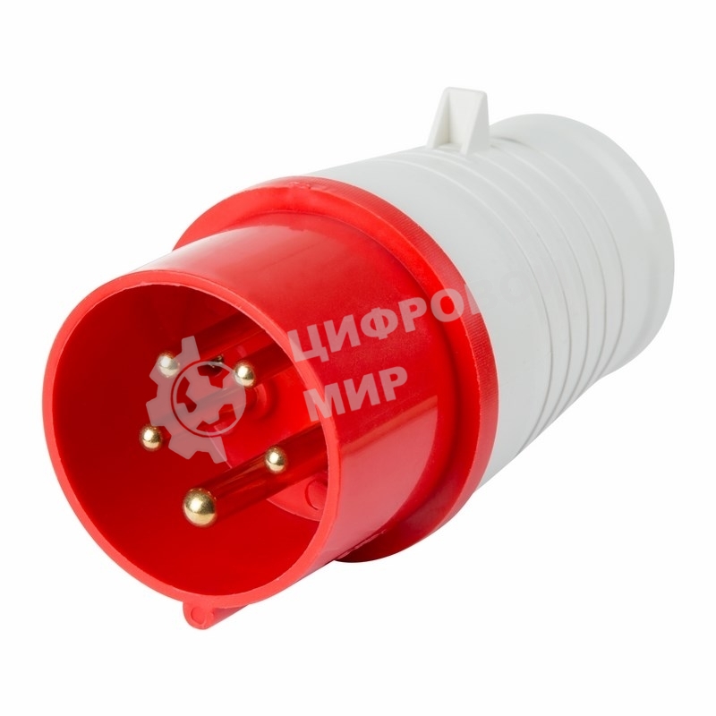 Вилка Rexant 015 переносная 3Р+РЕ+N 16А 380В IP44