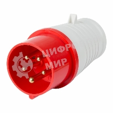 Вилка Rexant 015 переносная 3Р+РЕ+N 16А 380В IP44