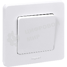 Выключатель 1-клавишный 10AX 250 В белый
