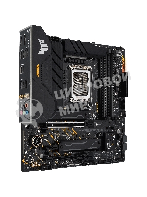 Материнская плата ASUS TUF GAMING B660M-PLUS WIFI, LGA 1700, Intel B660, 4xDDR5, 4xSATA, 2xM.2, 1xPCIe 5.0 x16, 1xPCIe 3.0 x4, 1xPCIe x1, 1xDP, 1xHDMI, 1x 2.5Gb LAN, 4xUSB-A 3.2 Gen 2, 1xUSB-A 3.2 Gen 1, 2xUSB 2.0, 1xUSB-C 3.2 Gen 2x2, 5x3.5 мм, 7.1, mATX