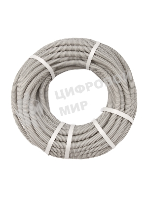 Труба гофрированная Rexant из ПВХ, с зондом, Ø25 мм