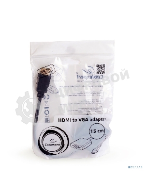Переходник Gembird-Cablexpert Переходник HDMI-VGA, 19M/15F (A-HDMI-VGA-03)