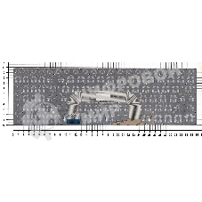 Клавиатура для ноутбука Asus VivoBook 17 X705U белая