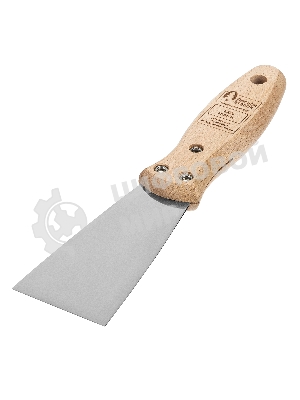 Шпательная лопатка Matrix из нержавеющей стали, 50 мм, буковая рукоятка, EFP