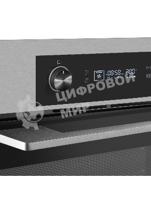 Шкаф духовой электрический Maunfeld AEOH60102S, 60л, дверца с 3 стеклами, нержавеющая сталь