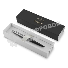 Ручка шариковая Parker Jotter Core K63 (CW1953184) Bond Street Black CT, M, синие чернила, подарочная коробка