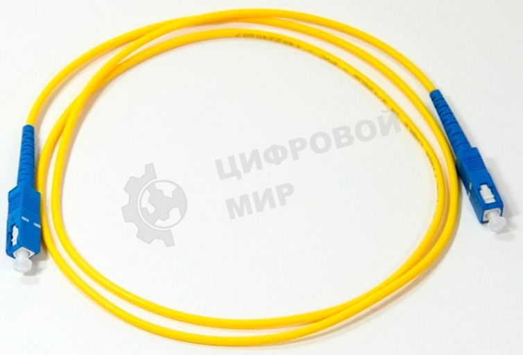 Кабель Патч-корд LANMASTER TWT-SC-SC/SU-1.0 1x SC-SC 1м LSZH оранжевый