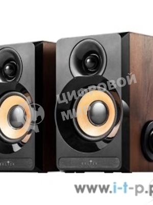 Акустическая система Oklick OK-161 2.0 темное дерево 6Вт