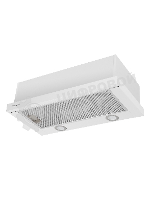 Вытяжка встраиваемая Maunfeld VS Light 50 белый, 50 см, 520 куб. м/ч, 56 дБ