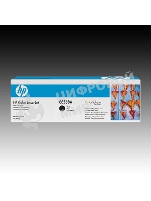 Картридж лазерный HP CC530A черный для LJ CP2025/CM2320 3500 стр.