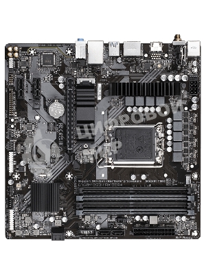 Материнская плата Gigabyte B760M DS3H AX DDR4 (V1.2/V1.3), LGA 1700, Intel B760, 4xDDR4, 4xSATA, 2xM.2, 1xPCI-E 4.0 x16, 2xPCI-E 4.0 x1, 1xHDMI, 2xDP, 1x 2.5Gb LAN, 3xUSB 3.2 Gen 1, 2xUSB 2.0, 3x3.5 мм, 7.1, Micro-ATX