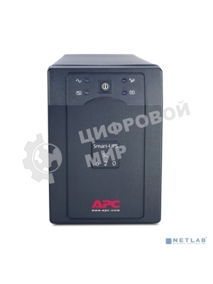 Источник бесперебойного питания APC Smart-UPS SC SC620I 390Вт 620ВА черный