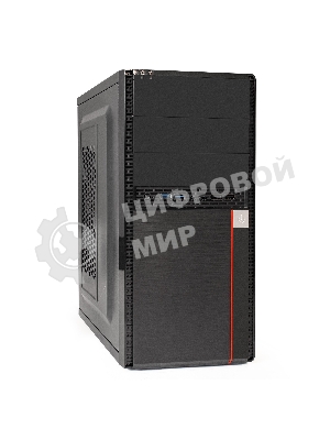 Компьютерный корпус Minitower ExeGate BA-204U-UNS450 (mATX, БП UNS450 с вент. 12см, 2хUSB+2хUSB 3.0, аудио, черный)
