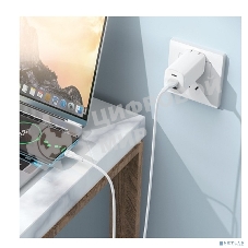 Дата-кабель BOROFONE BX121/USB кабель Type-C/1m/3A/белый