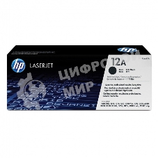 Картридж лазерный HP Q2612A черный для LaserJet 1010/1018/1020/1012/1015/3015/3020/3030 (2000 стр.)