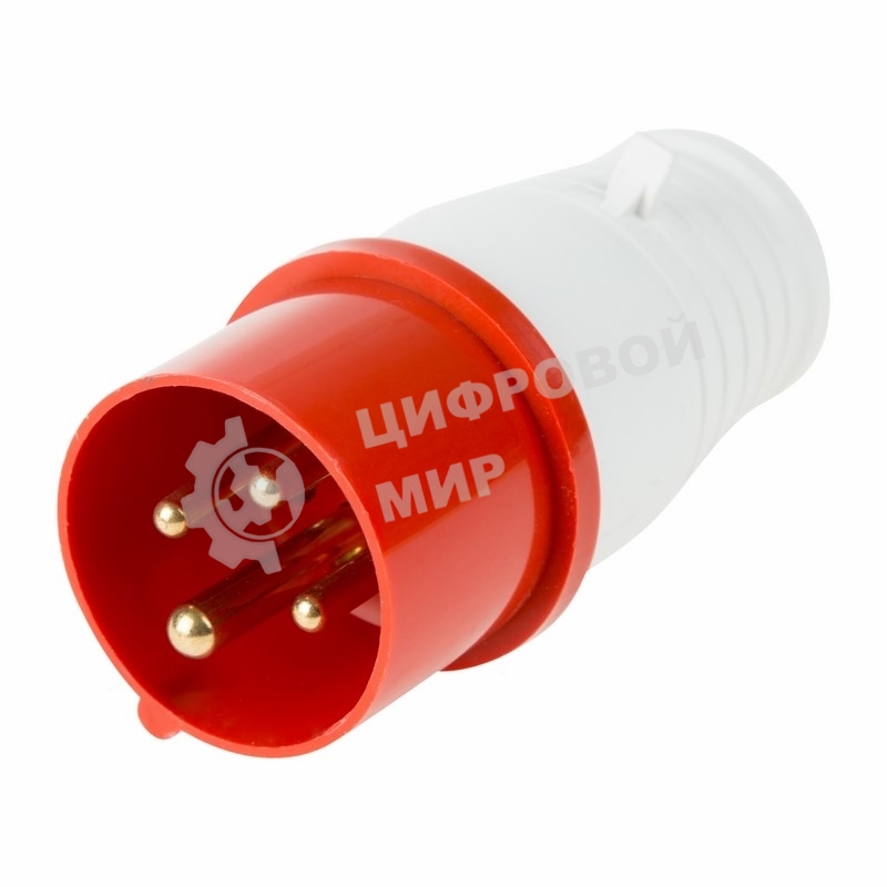 Вилка Rexant 014 переносная 3Р+РЕ 16А 380В IP44