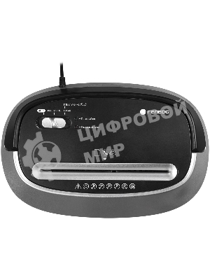 Шредер ГЕЛЕОС УМ30-4, DIN P-4 (4 ур-нь секр.), фрагмент 3,8х35мм, 15-17 (70г/м2), CD/пл.карты/скрепки/скобы, 30 литров