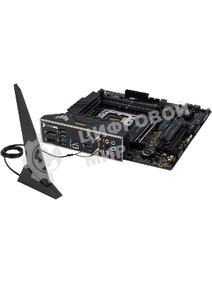 Материнская плата ASUS TUF GAMING B660M-PLUS WIFI, LGA 1700, Intel B660, 4xDDR5, 4xSATA, 2xM.2, 1xPCIe 5.0 x16, 1xPCIe 3.0 x4, 1xPCIe x1, 1xDP, 1xHDMI, 1x 2.5Gb LAN, 4xUSB-A 3.2 Gen 2, 1xUSB-A 3.2 Gen 1, 2xUSB 2.0, 1xUSB-C 3.2 Gen 2x2, 5x3.5 мм, 7.1, mATX