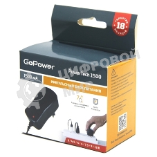 Блок питания GoPower PowerTech 1500 универсальн. импульсный (1/50)