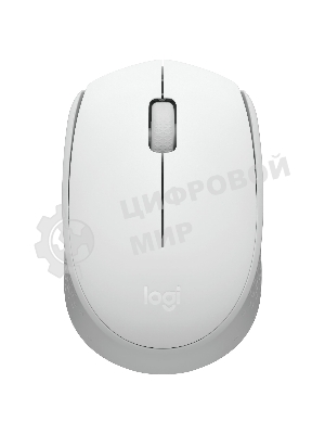 Мышь беспроводная Logitech M171 белый, 1000 dpi, радиоканал, USB, кнопки - 3