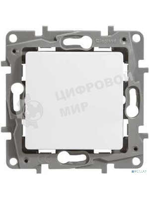 Выключатель 10АХ, на винтах, бел. ETIKA 