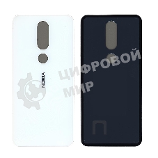 Задняя крышка для Nokia 6.1 Plus белый